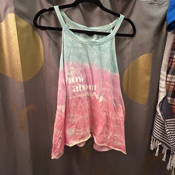 torrid Tops - Torrid Tie-Dye Wide Arm String Tank Top HOW ABOUT NO? 2X